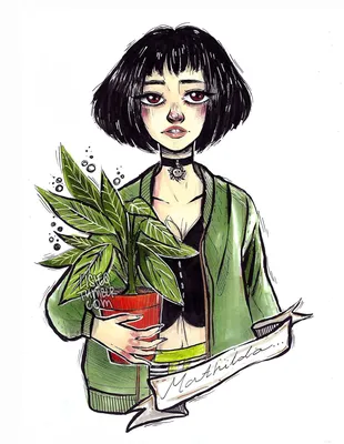 My art, Mathilda from Leon the Professional | Character art, Cute cartoon  drawings, Digital art illustration