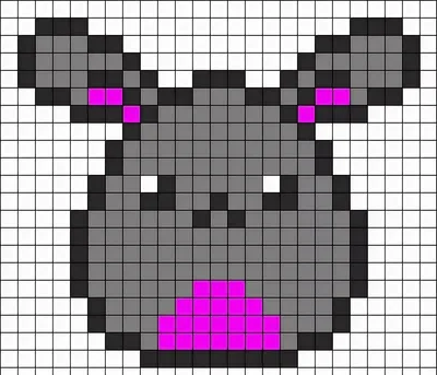 Pixel art tutorial → How to draw a black cat / Like ART - YouTube