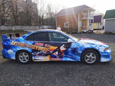 6,3 / 10 ⭐ Itasha. Че пацаны, анимэ? — Mitsubishi Galant (8G), 2,4 л, 2003  года | стайлинг | DRIVE2