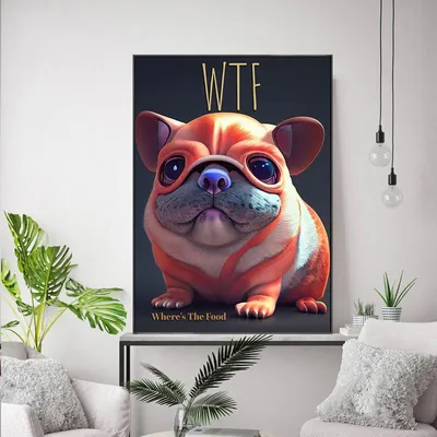 Cute puppies. Симпатичные пёсики. PNG. | Изображение животного, Алмазная  вышивка, Щенок мопса