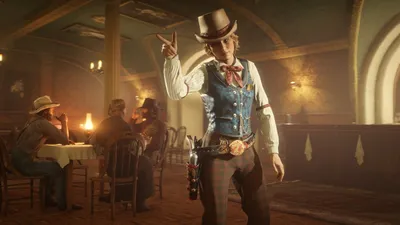 В Red Dead Redemption 2 обнаружили наскальную резьбу, напоминающую  инопланетную форму жизни