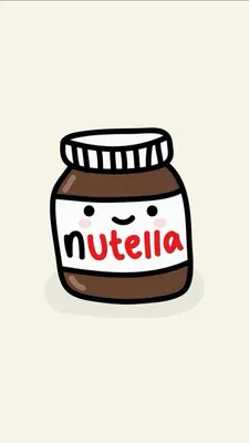 Nutella | Небольшие милые татуировки, Рисунки еды, Милые рисунки