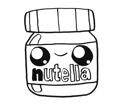 Nutella | Рисунки пузырями, Винтажные плакаты дисней, Милые обои