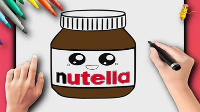 Nutella | Книжка-раскраска, Рисунки, Милые каракули