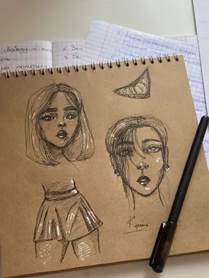 скетчбук sketchbook | Артбуки, Губы, Лицо