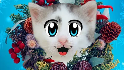 Новогодние коты | Christmas cats, Matching christmas pfp friends, Puppies  and kitties