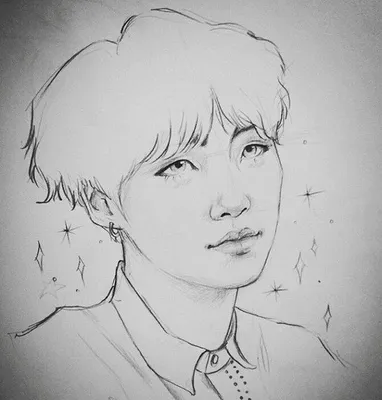 Pin by Девочка с плеером. on bts | Bts drawings, Fan art drawing, Kpop  drawings