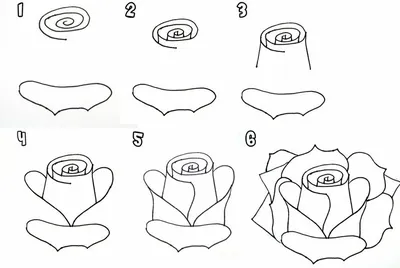 Картинки для срисовки для начинающих ручкой