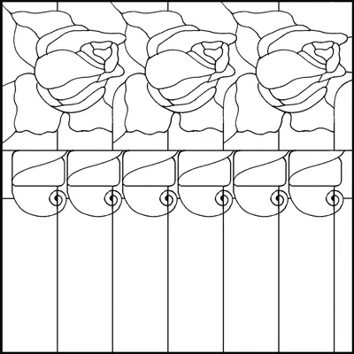 Рисунки для витража: техника и способы переноса | Строительный портал