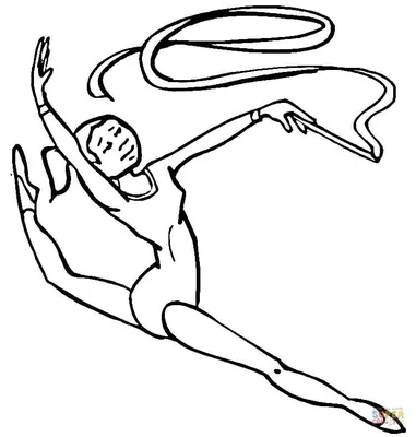 Pin by Nataly Dzuba on Гимнастика | Rhythmic gymnastics, Simple art, Banner  vector