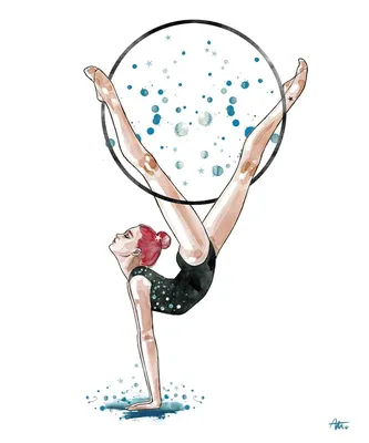 Pin de Awen Bree en Rhythmic gymnastics: illustrated | Dibujos de gimnasia  artistica, Dibujos de gimnastas, Gimnasia dibujo