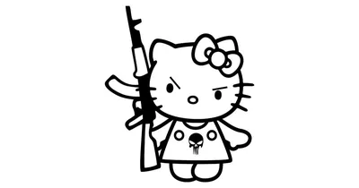 красивые картинки :: hello kitty :: Франкенштейн :: art (арт) / картинки,  гифки, прикольные комиксы, интересные статьи по теме.