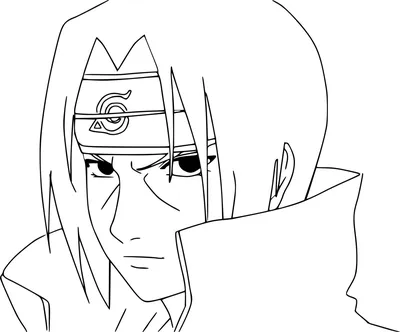 How to draw Itachi Uchiha from the anime Naruto, draw easily and in stages  Itachi anime drawings - YouTube