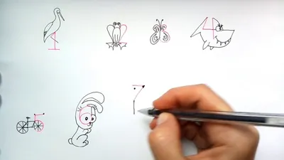 Рисунки из цифр/Drawing with numbers - YouTube