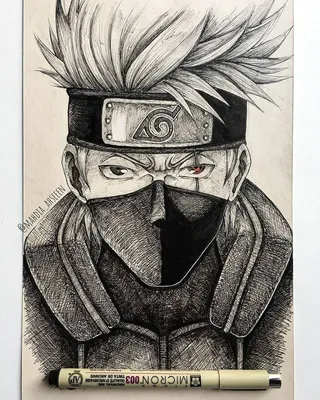 Скачать обои дракон, рисунок, тату, Наруто, Naruto, кисть, Hatake Kakashi,  Какаши Хатаке, раздел сёнэн в разрешении 600x1024