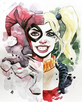 Пин от пользователя Art \"N\" K-pop на доске Harley Quinn | Рисунки, Харли  квинн, Клоуны