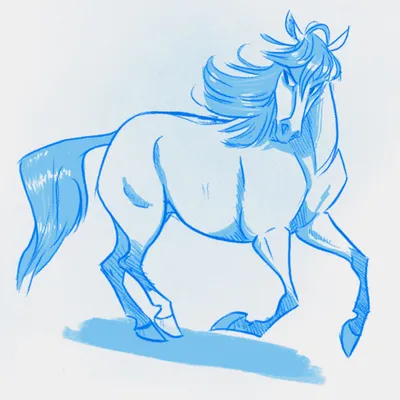 How to Draw a Horse step by step ✓ - YouTube