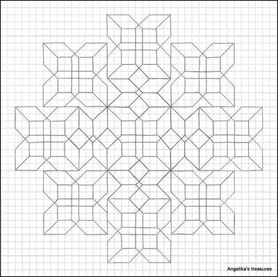 Рисунки по клеточкам геометрия (25 фото) » Рисунки для срисовки и не только