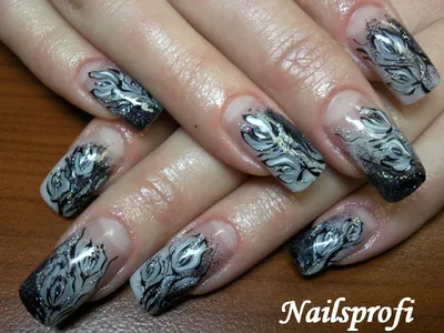 Превосходные рисунки на ногтях: 36 интересных идей маникюра для модниц |  Nails inspiration, Best acrylic nails, Classy nail designs