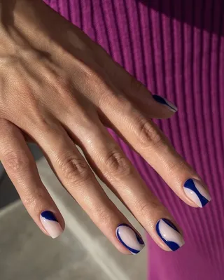 Простые рисунки на ногтях: маникюр дома + 100 ФОТО (2018) | Pink gel nails,  Gel nails, Trendy nails