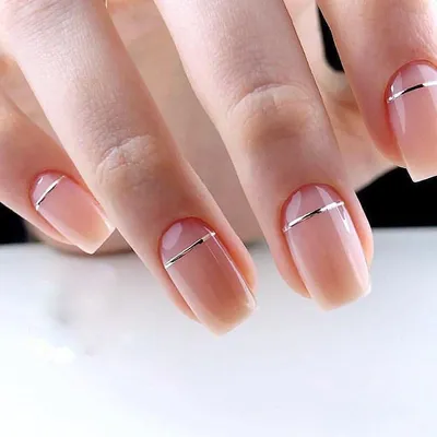 Рисунки черным лаком на ногтях - 20Nails