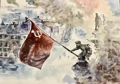 Рисунок к ДНЮ ПОБЕДЫ 9 МАЯ \"МЫ ПОМНИМ\", рисунки для детей/438/Drawing for  victory day - YouTube