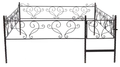 Рисунки ограды на кладбище