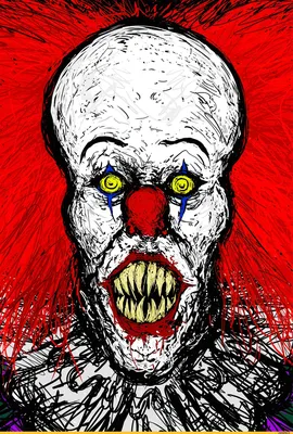 Мрачные картинки :: Pennywise :: оно :: art (арт) / смешные картинки и  другие приколы: комиксы, гиф анимация, видео, лучший интеллектуальный юмор.