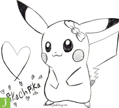 Pikachu (Пикачу) :: Pokedex :: Рисунок карандашом :: Pokemon Characters ::  Traditional art :: Pokémon (Покемоны) :: art (арт) :: фэндомы / картинки,  гифки, прикольные комиксы, интересные статьи по теме.