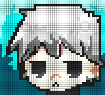 Саске из аниме Наруто Как нарисовать по клеткам How to Draw Sasuke Uchiha  Anime Pixel Art - YouTube