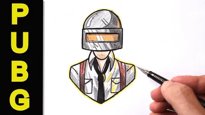 How to draw PubG Player (Ehedov Elnur) - YouTube