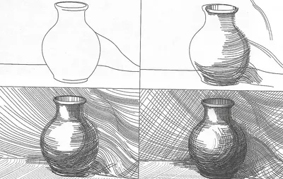 Основы академического рисунка. Часть четвёртая. Нанесение штрихов и  светотеневой (тональный) рисунок — Публикации — Сетевое издание «Звуки  Красок»