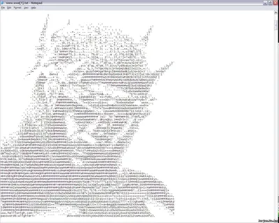 Как создать простой рисунок из символов (ASCII Art) - YouTube