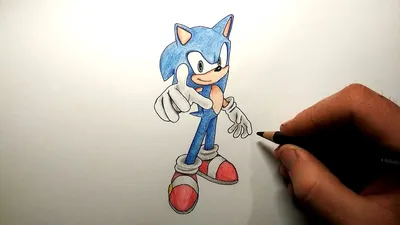 Как нарисовать Соника | Sonic drawing - YouTube