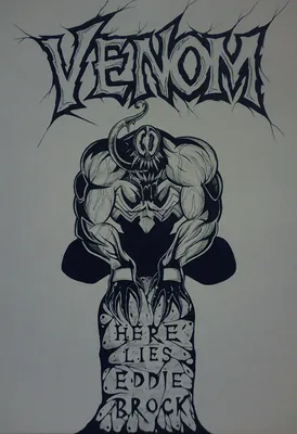 venom #marvel #веном #кино #марвел #lerasalnikova #art #drawing #рису... |  TikTok