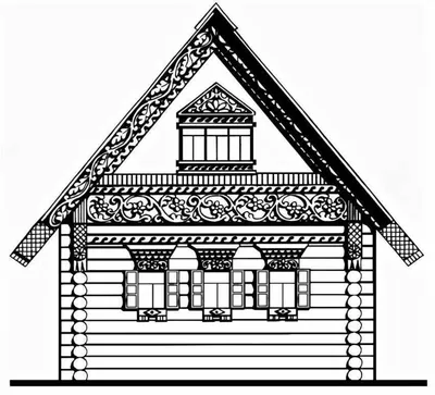 Рисунки русской избы для срисовки (50 картинок) ✏