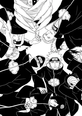 Акацуки | Wallpaper naruto shippuden, Naruto drawings, Akatsuki