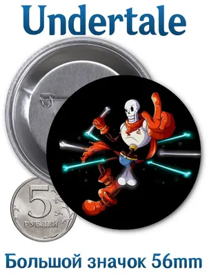 Значки Андертейл Санс и Папирус. Undertale Sans Papyrus Yukkino 94784405  купить за 190 ₽ в интернет-магазине Wildberries