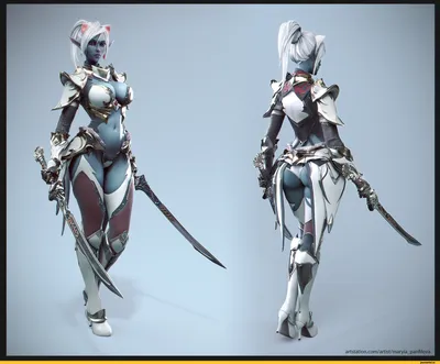 Lineage 2 :: Maria Panfilova :: game art :: Lineage :: 3d art (3d art, 3d  арт, 3D art, 3D арт) :: Blade Dancer :: Игры / картинки, гифки, прикольные  комиксы, интересные статьи по теме.