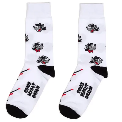 Носки с рисунками St.Friday Socks x Союзмультфильм - Волк - Ну погоди! |  AliExpress