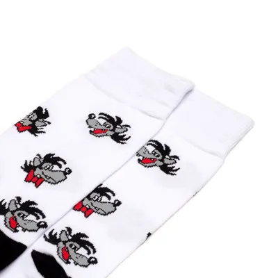 Носки с рисунками St.Friday Socks x Союзмультфильм - Волк - Ну погоди! |  AliExpress