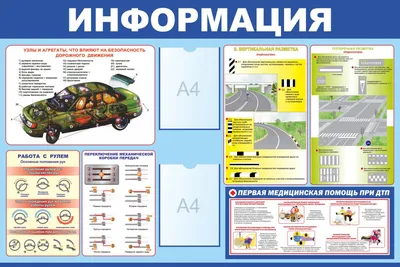 Стенд \"Автошкола\" (арт. АШ-11) купить в Москве с доставкой − выгодные цены  в интернет-магазине АзбукаДекор