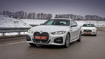 Провожаем Infiniti Q60 на заднеприводном BMW 420d — ДРАЙВ