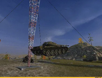 World of Tanks :: анимация :: gif :: летающий танк :: T-54 / смешные  картинки и другие приколы: комиксы, гиф анимация, видео, лучший  интеллектуальный юмор.