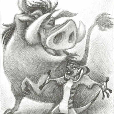 Timon and Pumba The Lion King HD Mobile Wallpaper.