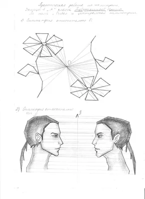 Осевая и центральная симметрия рисунки - 65 фото