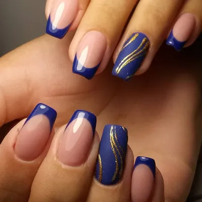 Френч с рисунком 2019: 100+ фото новинок, тенденций и трендов | Nail  designs, Work nails, Short nails