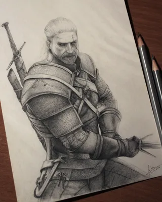 Pin by Karneliya - on Рисунки карандашом | Witcher art, The witcher,  Drawings