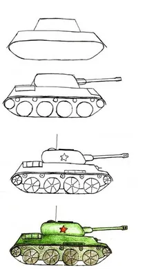 Как нарисовать военную технику - Nils Blog