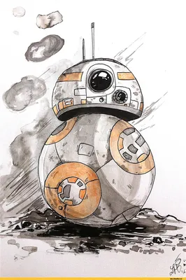 BB-8 :: SW Персонажи :: Звездные Войны (Star Wars) :: inktober :: фэндомы /  картинки, гифки, прикольные комиксы, интересные статьи по теме.